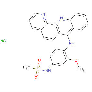80257-80-3  Methanesulfonamide,N-[4-(benzo[b][1,10]phenanthrolin-7-ylamino)-3-methoxyphenyl]-,monohydrochloride