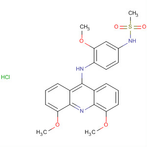 80258-05-5  Methanesulfonamide,N-[4-[(4,5-dimethoxy-9-acridinyl)amino]-3-methoxyphenyl]-,monohydrochloride