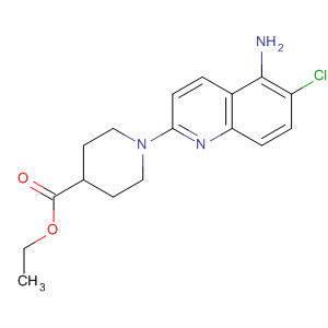 803736-86-9  4-Piperidinecarboxylic acid, 1-(5-amino-6-chloro-2-quinolinyl)-, ethylester 803736-86-9  4-Piperidinecarboxylic acid, 1-(5-amino-6-chloro-2-quinolinyl)-, ethylester