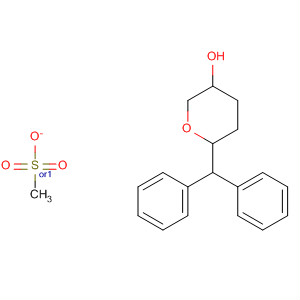 805251-41-6  2H-Pyran-3-ol, 6-(diphenylmethyl)tetrahydro-, methanesulfonate,(3R,6S)-rel-