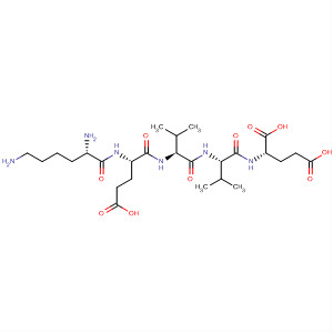 80577-62-4  L-Glutamic acid, N-[N-[N-(N-L-lysyl-L-a-glutamyl)-L-valyl]-L-valyl]-
