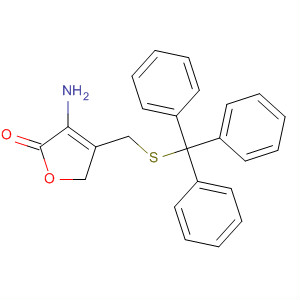 806-07-5  2(5H)-Furanone, 3-amino-4-[[(triphenylmethyl)thio]methyl]-