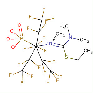 807612-90-4  Methanaminium, N-[(dimethylamino)(ethylthio)methylene]-N-methyl-,trifluorotris(pentafluoroethyl)phosphate(1-)