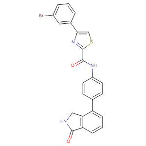 808127-65-3  2-Thiazolecarboxamide,4-(3-bromophenyl)-N-[4-(2,3-dihydro-1-oxo-1H-isoindol-4-yl)phenyl]-