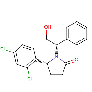 808186-41-6  2-Pyrrolidinone,5-(2,4-dichlorophenyl)-1-[(1S)-2-hydroxy-1-phenylethyl]-, (5R)-