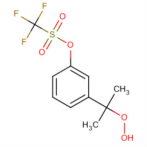 80841-10-7  Methanesulfonic acid, trifluoro-, 3-(1-hydroperoxy-1-methylethyl)phenylester