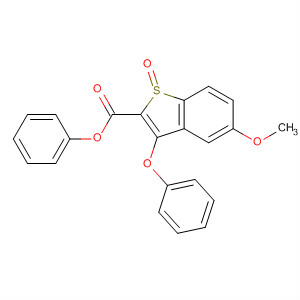 809234-49-9  Benzo[b]thiophene-2-carboxylic acid, 5-methoxy-3-phenoxy-, phenylester, 1-oxide