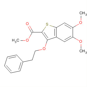 809235-71-0  Benzo[b]thiophene-2-carboxylic acid,5,6-dimethoxy-3-(2-phenylethoxy)-, methyl ester