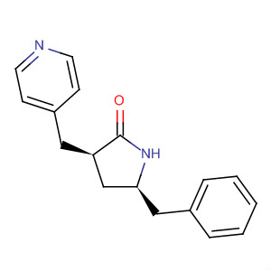 809278-70-4  2-Pyrrolidinone, 5-(phenylmethyl)-3-(4-pyridinylmethyl)-, (3R,5R)-