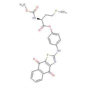810659-53-1  L-Methionine, N-(methoxycarbonyl)-,4-[(4,9-dihydro-4,9-dioxonaphtho[2,3-d]thiazol-2-yl)amino]phenyl ester