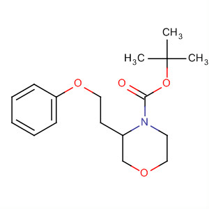 813433-75-9  4-Morpholinecarboxylic acid, 3-(2-phenoxyethyl)-, 1,1-dimethylethylester, (3S)- 813433-75-9  4-Morpholinecarboxylic acid, 3-(2-phenoxyethyl)-, 1,1-dimethylethylester, (3S)-