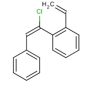 81462-34-2  Benzene, 1-(1-chloro-2-phenylethenyl)-2-ethenyl-, (E)-