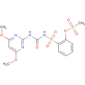 81479-84-7  Benzenesulfonamide,N-[[(4,6-dimethoxy-2-pyrimidinyl)amino]carbonyl]-2-[(methylsulfonyl)oxy]-