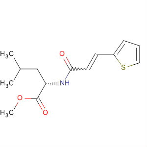 81620-20-4  L-Leucine, N-[1-oxo-3-(2-thienyl)-2-propenyl]-, methyl ester