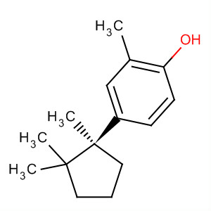 81784-09-0  Phenol, 2-methyl-4-(1,2,2-trimethylcyclopentyl)-, (S)-