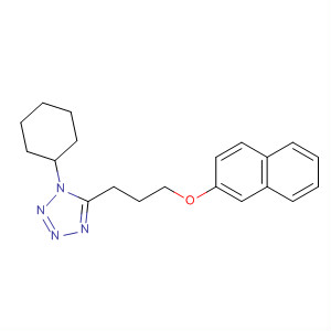 81822-79-9  1H-Tetrazole, 1-cyclohexyl-5-[3-(2-naphthalenyloxy)propyl]-