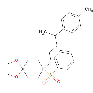 81841-95-4  1,4-Dioxaspiro[4.5]dec-6-ene,8-[4-(4-methylphenyl)pentyl]-8-(phenylsulfonyl)-