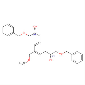819049-23-5  4,6-Decadiene-2,9-diol, 5-(methoxymethyl)-1,10-bis(phenylmethoxy)-,(2R,4E,6E,9R)-rel-