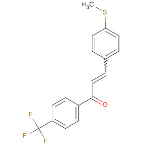 819792-55-7  2-Propen-1-one, 3-[4-(methylthio)phenyl]-1-[4-(trifluoromethyl)phenyl]-