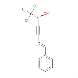 819851-04-2  5-Hexen-3-yn-2-ol, 1,1,1-trichloro-6-phenyl-, (2R,5E)-