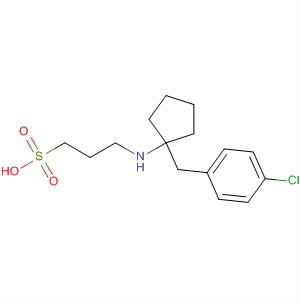 819865-56-0  1-Propanesulfonic acid,3-[[1-[(4-chlorophenyl)methyl]cyclopentyl]amino]-