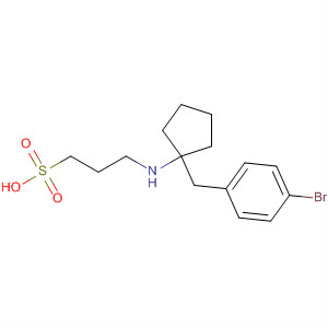 819865-59-3  1-Propanesulfonic acid,3-[[1-[(4-bromophenyl)methyl]cyclopentyl]amino]-