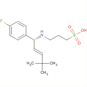 819865-93-5  1-Propanesulfonic acid,3-[[(1R,2E)-1-(4-fluorophenyl)-4,4-dimethyl-2-pentenyl]amino]-
