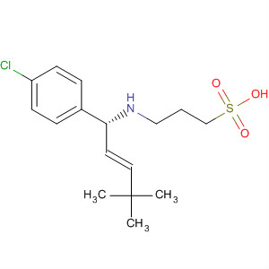 819865-94-6  1-Propanesulfonic acid,3-[[(1R,2E)-1-(4-chlorophenyl)-4,4-dimethyl-2-pentenyl]amino]-