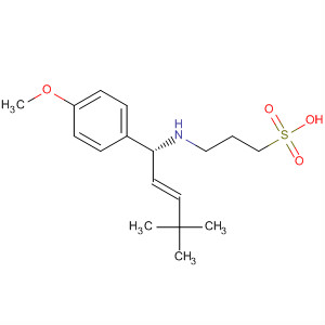 819865-95-7  1-Propanesulfonic acid,3-[[(1R,2E)-1-(4-methoxyphenyl)-4,4-dimethyl-2-pentenyl]amino]-