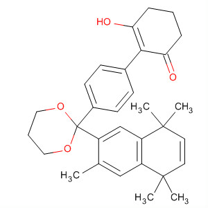819866-93-8  2-Cyclohexen-1-one,2-[4-[2-(5,8-dihydro-3,5,5,8,8-pentamethyl-2-naphthalenyl)-1,3-dioxan-2-yl]phenyl]-3-hydroxy-