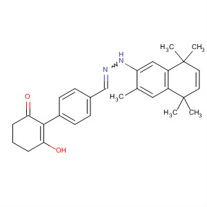 819866-94-9  2-Cyclohexen-1-one,2-[4-[(5,8-dihydro-3,5,5,8,8-pentamethyl-2-naphthalenyl)hydrazonomethyl]phenyl]-3-hydroxy-