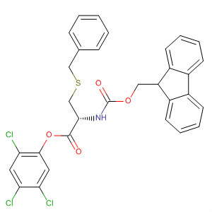 82007-08-7  L-Cysteine, N-[(9H-fluoren-9-ylmethoxy)carbonyl]-S-(phenylmethyl)-,2,4,5-trichlorophenyl ester