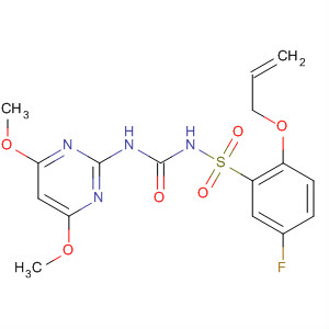 82021-09-8  Benzenesulfonamide,N-[[(4,6-dimethoxy-2-pyrimidinyl)amino]carbonyl]-5-fluoro-2-(2-propenyloxy)-