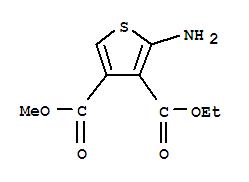 844502-63-2  3,4-Thiophenedicarboxylicacid, 2-amino-, 3-ethyl 4-methyl ester