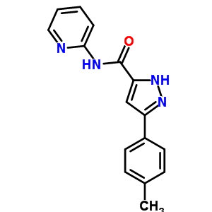 130421-49-7  3-(4-methylphenyl)-N-pyridin-2-yl-1H-pyrazole-5-carboxamide