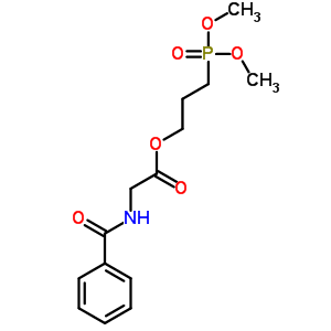 132237-22-0  3-(dimethoxyphosphoryl)propyl N-(phenylcarbonyl)glycinate