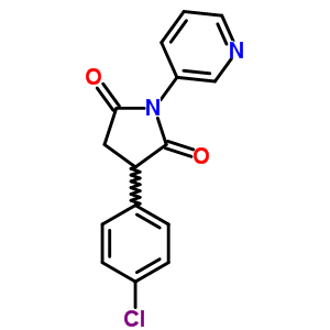 132458-97-0  3-(4-chlorophenyl)-1-pyridin-3-ylpyrrolidine-2,5-dione