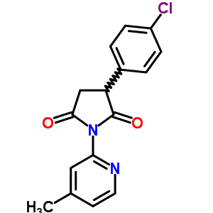 132459-01-9  3-(4-chlorophenyl)-1-(4-methylpyridin-2-yl)pyrrolidine-2,5-dione