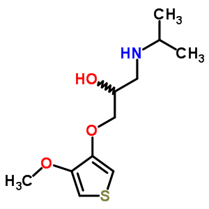132719-65-4  1-[(4-methoxythiophen-3-yl)oxy]-3-[(1-methylethyl)amino]propan-2-ol