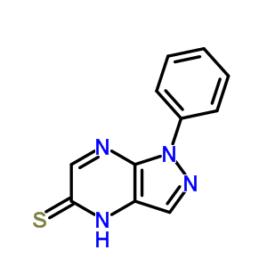 133280-10-1  1-phenyl-1,4-dihydro-5H-pyrazolo[3,4-b]pyrazine-5-thione