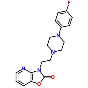 134337-03-4  3-{2-[4-(4-fluorophenyl)piperazin-1-yl]ethyl}[1,3]oxazolo[4,5-b]pyridin-2(3H)-one