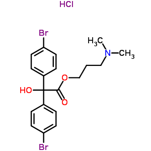 134871-09-3  3-(dimethylamino)propyl bis(4-bromophenyl)(hydroxy)acetate hydrochloride