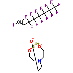 135829-02-6  silicon(4+) 2,2',2''-nitrilotriethanolate 3,3,4,4,5,5,6,6,7,7,8,8,8-tridecafluoro-1-iodooctan-1-ide