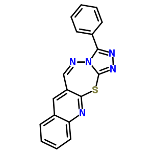136633-10-8  3-phenyl[1,2,4]triazolo[3',4':2,3][1,3,4]thiadiazepino[7,6-b]quinoline