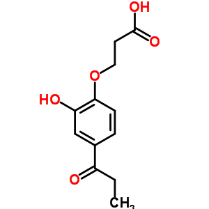 137150-49-3  3-(2-hydroxy-4-propanoylphenoxy)propanoic acid