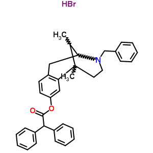 137638-86-9  3-benzyl-6,11-dimethyl-1,2,3,4,5,6-hexahydro-2,6-methano-3-benzazocin-8-yl diphenylacetate hydrobromide