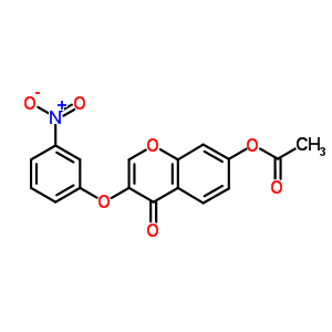 137988-19-3  3-(3-nitrophenoxy)-4-oxo-4H-chromen-7-yl acetate