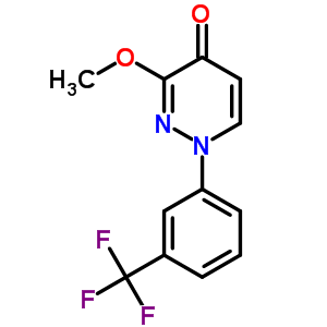 146824-82-0  3-methoxy-1-[3-(trifluoromethyl)phenyl]pyridazin-4(1H)-one