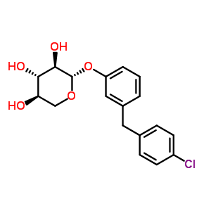 147029-83-2  3-(4-chlorobenzyl)phenyl beta-D-xylopyranoside