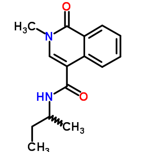 148581-40-2  2-methyl-N-(1-methylpropyl)-1-oxo-1,2-dihydroisoquinoline-4-carboxamide